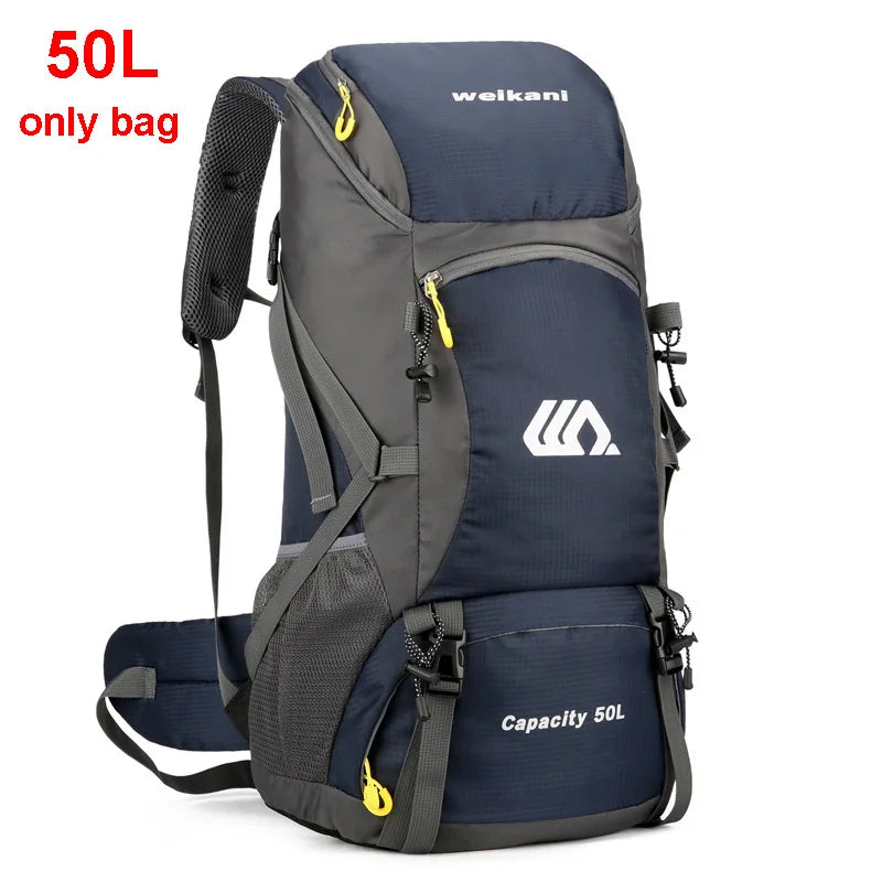 50L Waterproof Travel Backpack – Hiking & Camping Rucksack for Men