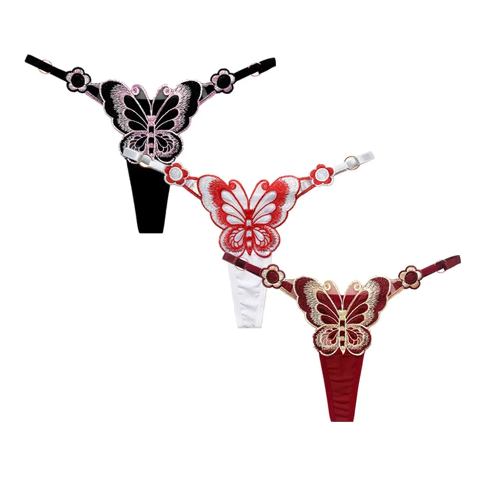 3-Pack Peach Buttock G-String – Adjustable Low-Waist Seamless Thongs
