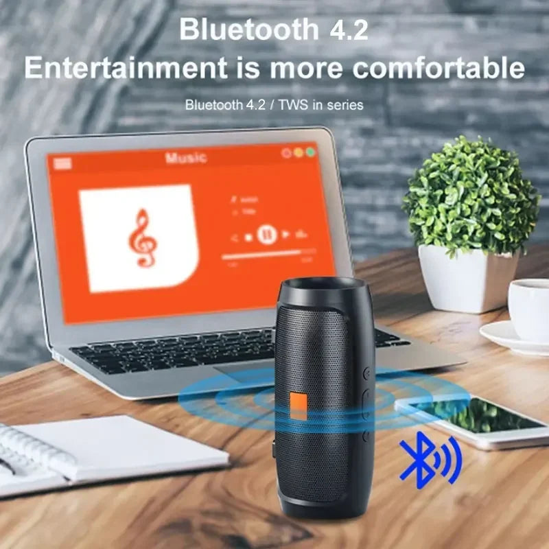 BassBlaster – Portable Dual Speaker Wireless Sound System