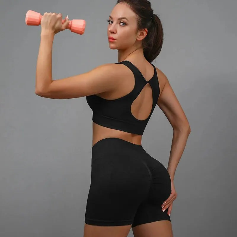 SculptFit – Women's High-Waist Butt-Lifting Yoga Shorts