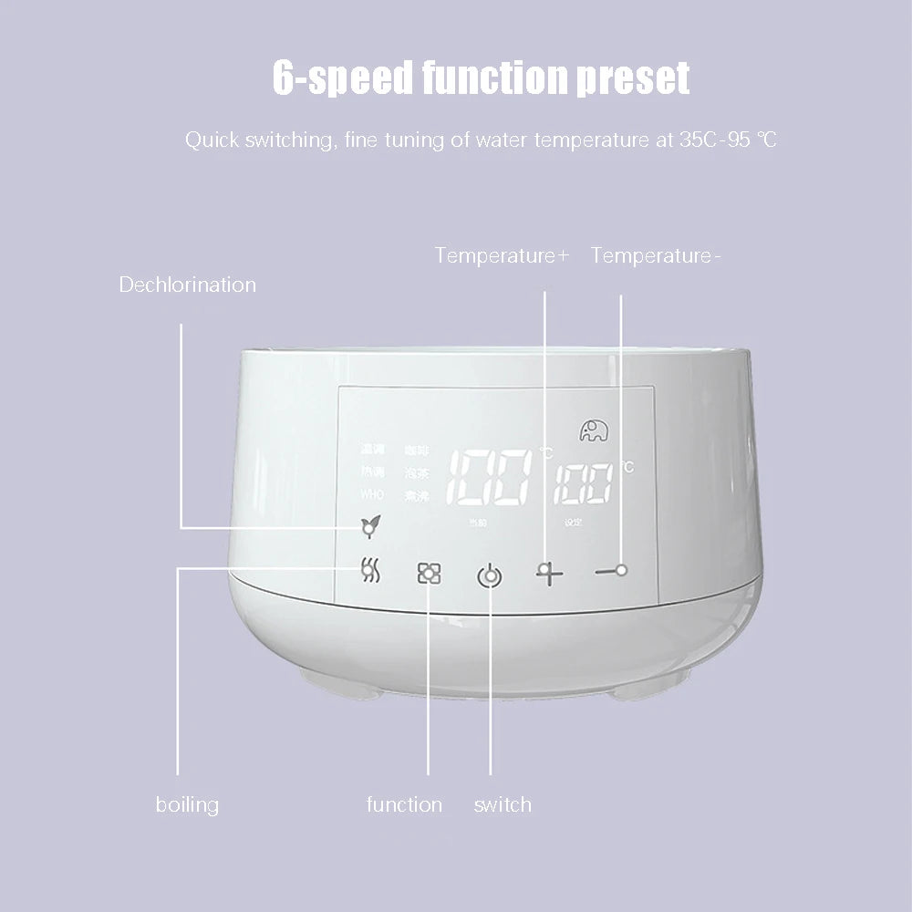 Electric Kettle – 1.2L Baby Milk Warmer with Keep-Warm Function
