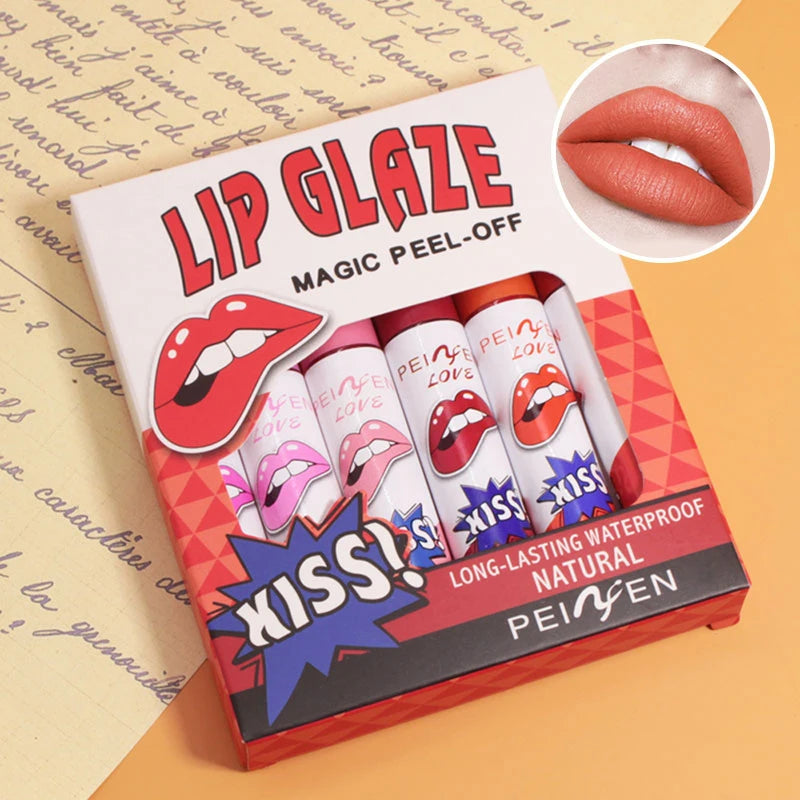 Tear-Off Lip Gloss – Long-Lasting, No-Fade, No-Transfer Lip Tint