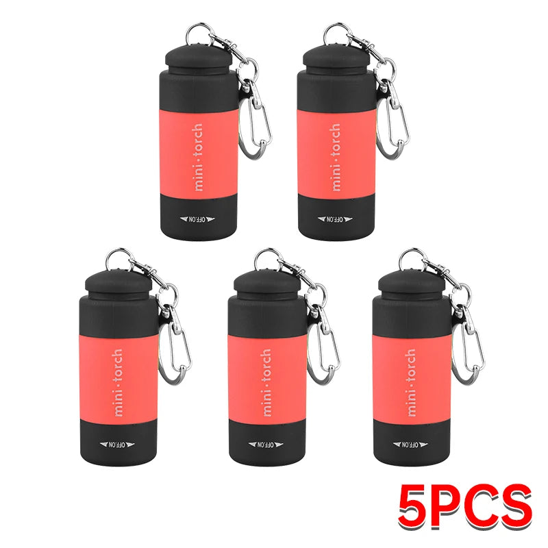 Rechargeable LED Keychain Flashlight – Mini Pocket Light for Outdoor & Emergency Use