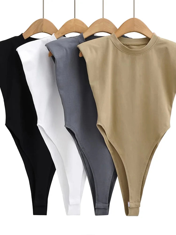 PowerCurve – Women's Sleeveless Padded Shoulder Bodysuit