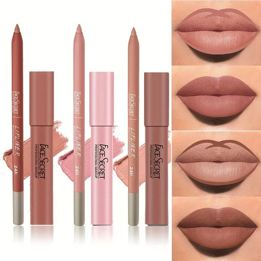VelvaLips – Matte Lip Liner & Lipstick Duo Set