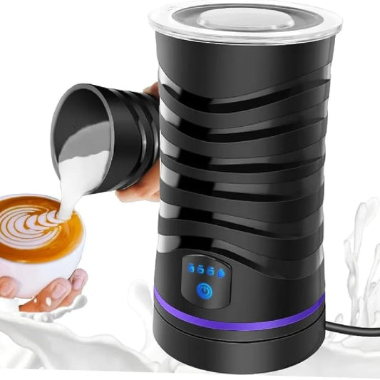 Milk Frother – 4-in-1 Hot & Cold Electric Foamer (600ml)