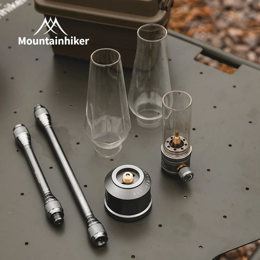 MOUNTAINHIKER Retro Outdoor Gas Light – Decorative Camping Lantern for Ambience & Lighting