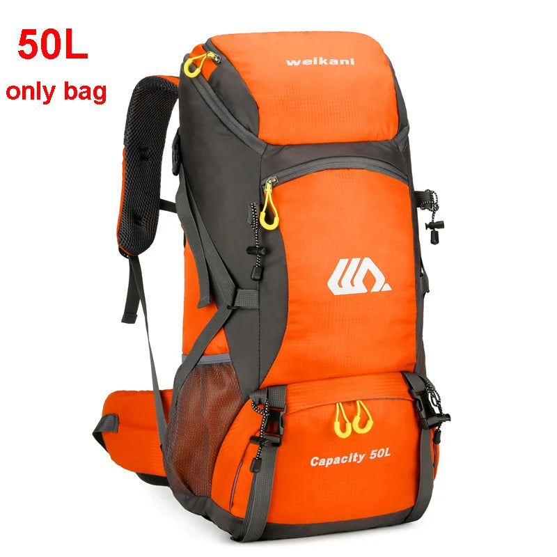 50L Waterproof Travel Backpack – Hiking & Camping Rucksack for Men