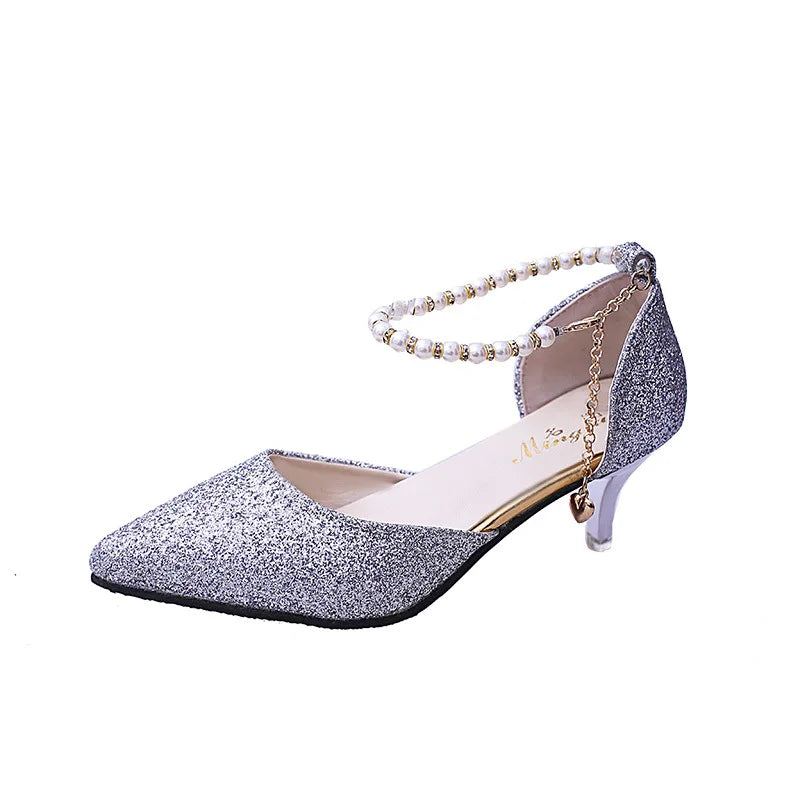 EleganceTrend – Pointed Toe Bridal Pumps