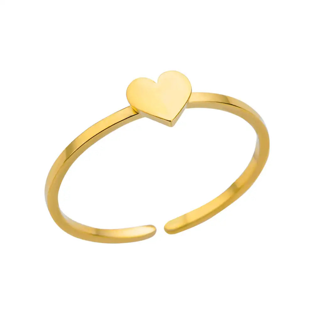 EternaGold – 316L Stainless Steel Couple Rings