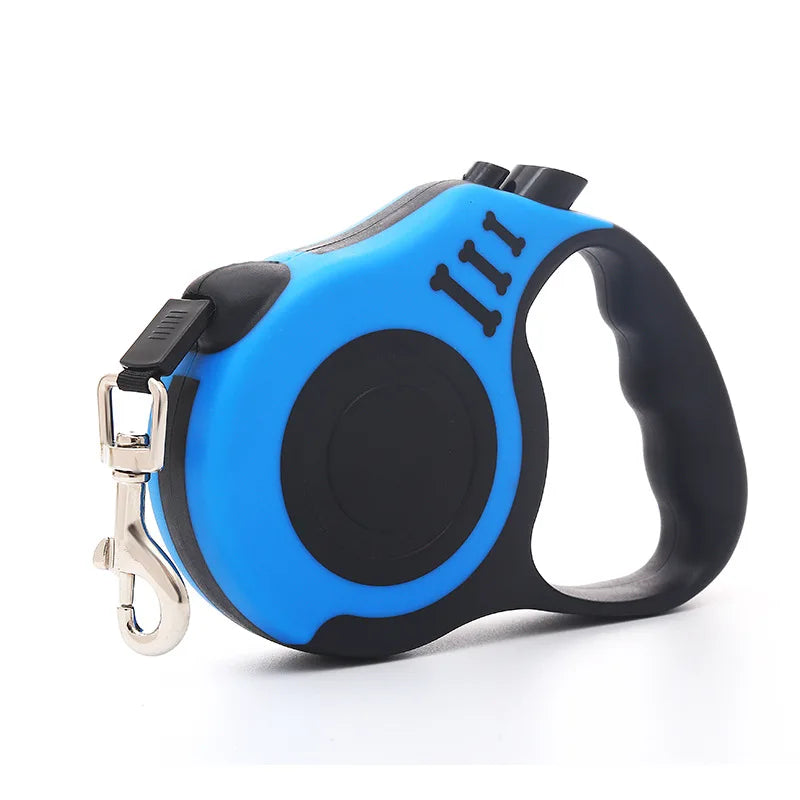 3M/5M Retractable Dog Leash – Durable Nylon Lead for Small to Large Dogs & Cats