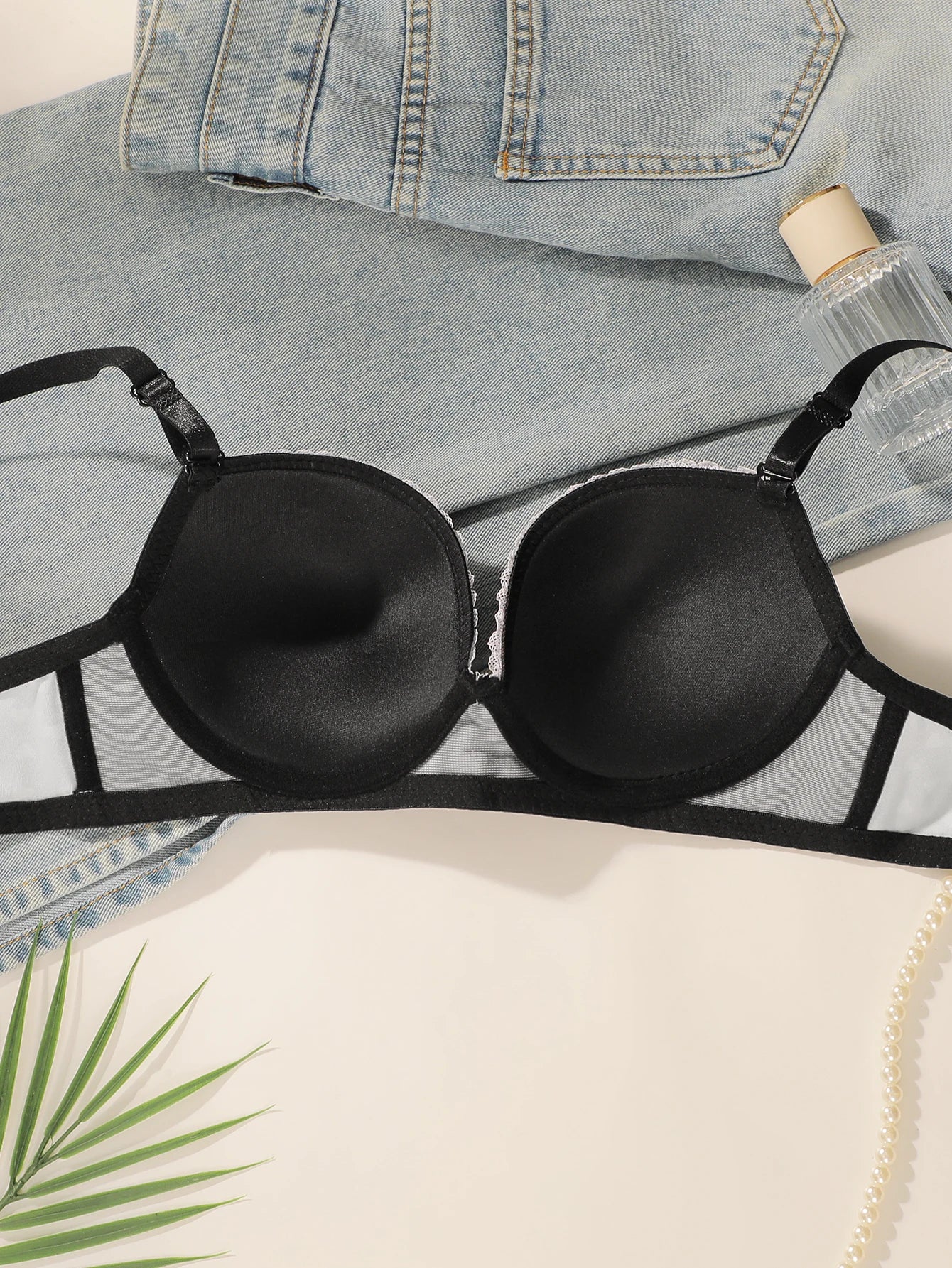 2-Pack Sexy Printed Push-Up Bra Set – Adjustable Straps