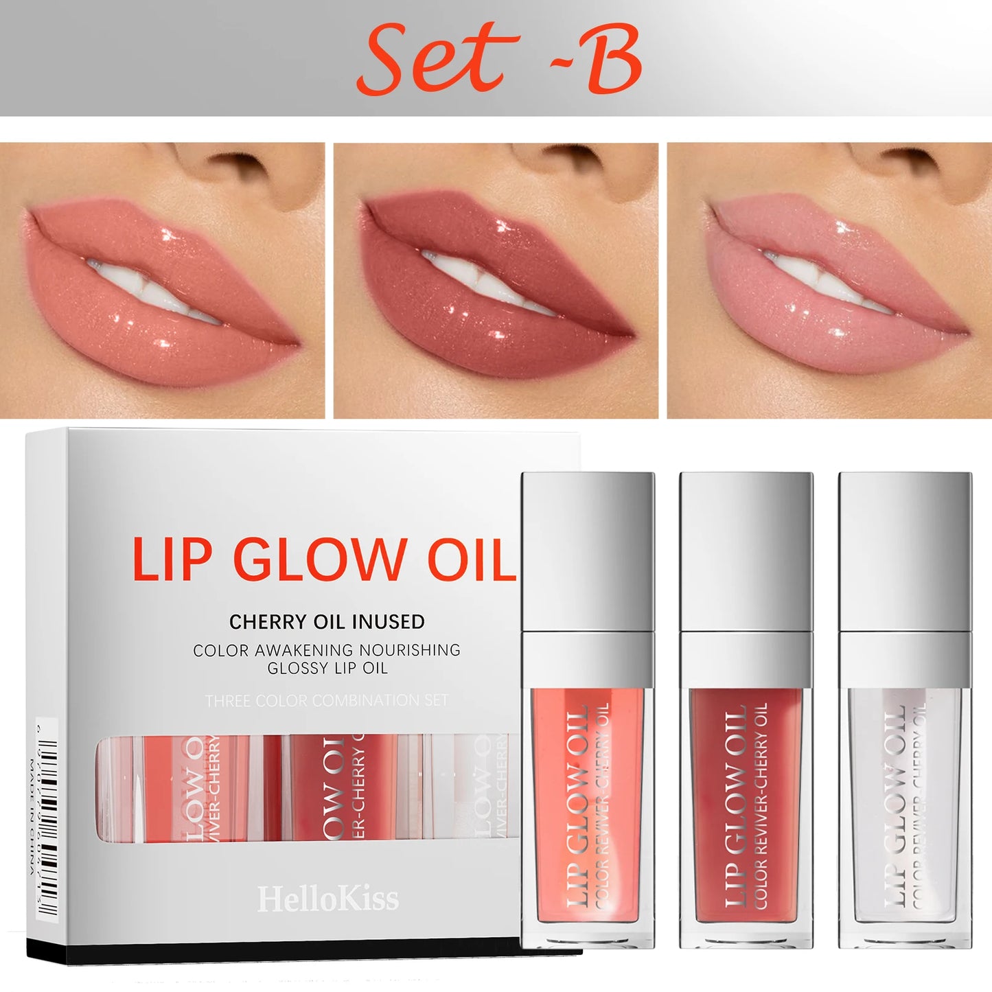JellyGlow – Crystal Lip Oil & Plumper Set for Moisturized, Glossy Lips