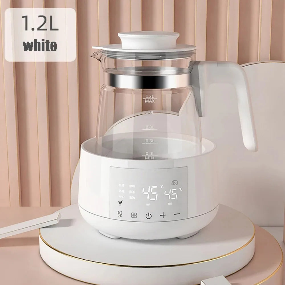 Electric Kettle – 1.2L Baby Milk Warmer with Keep-Warm Function