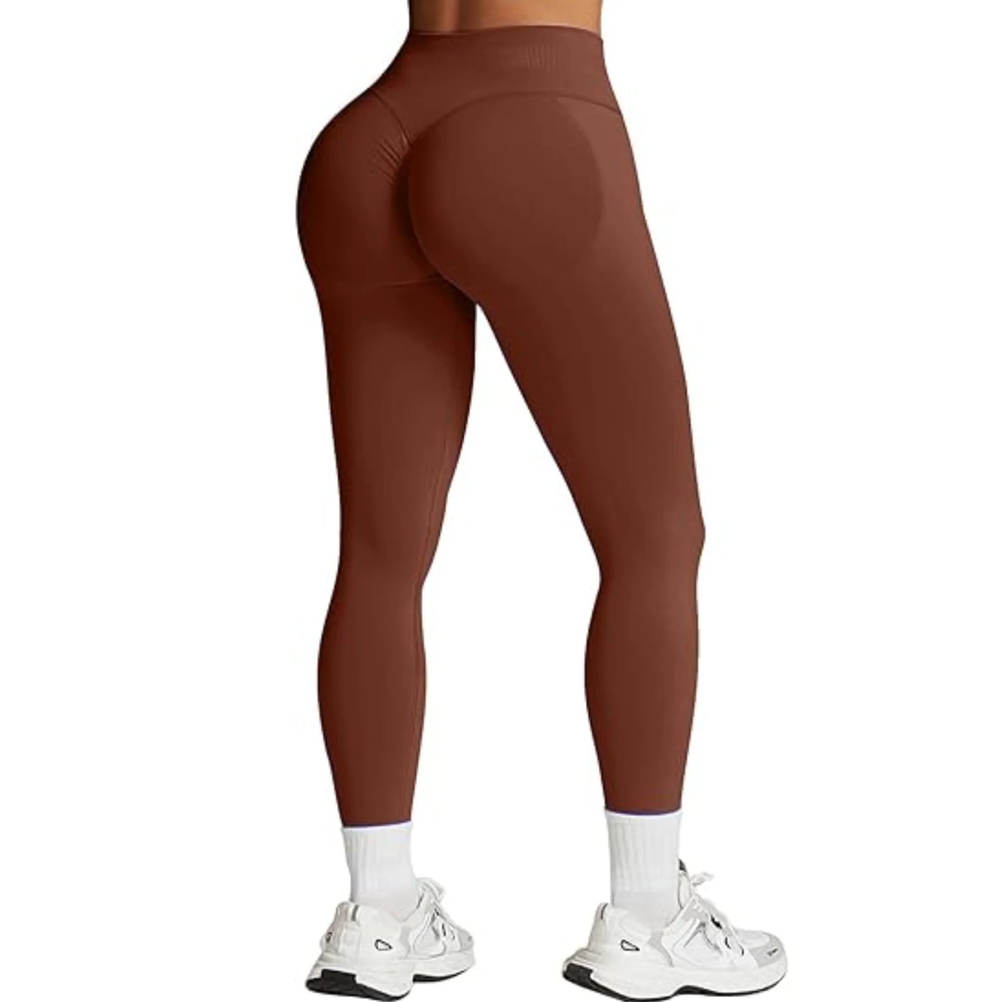 Summer Women’s High-Waist Peach Butt Gym Yoga Pants – Tight-Fitting Solid Color Leggings