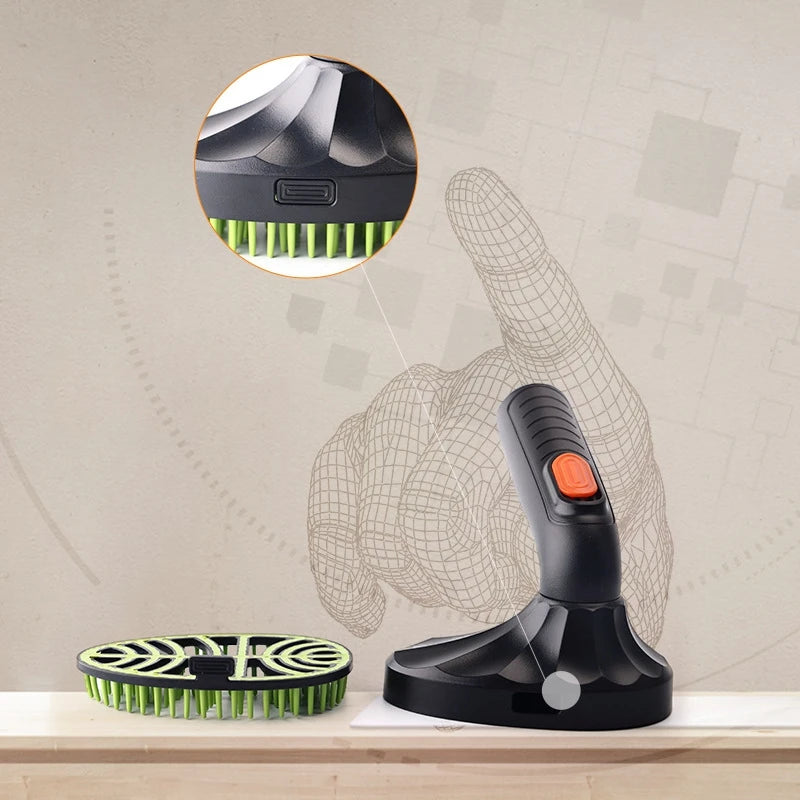 Pet Hair Vacuum Brush Nozzle – Massage & Fur Remover Attachment for Cats & Dogs