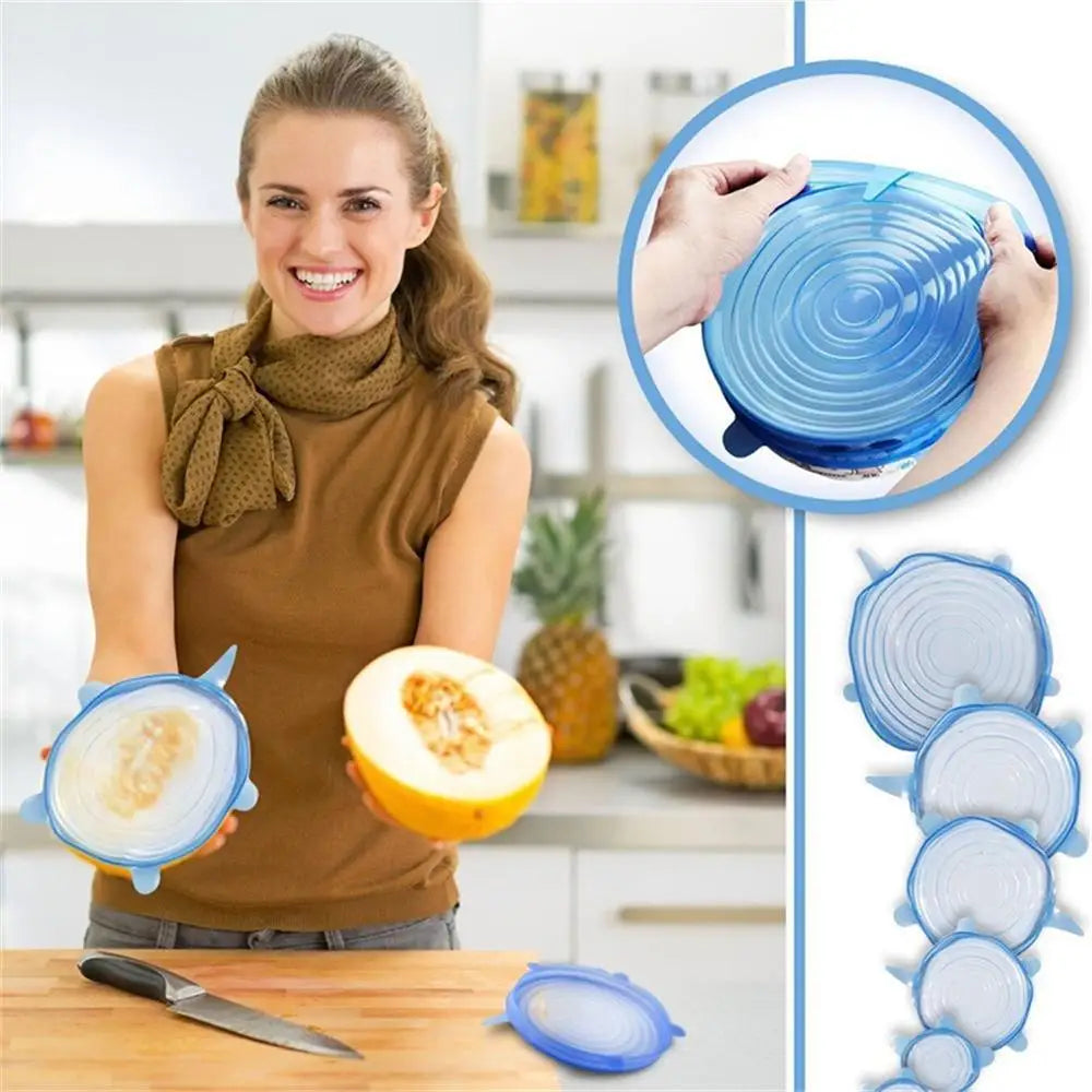 Silicone Lids – Reusable Stretch Covers for Bowls & Pots