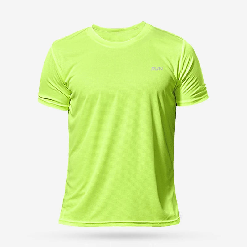 Men’s Quick-Dry Compression Sports T-Shirt – Lightweight Activewear for Gym, Running & Soccer