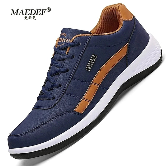 MAEDEF Vulcan – Waterproof Leather Casual Sneakers for Men