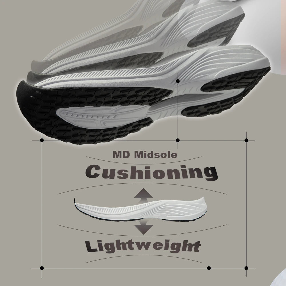 Baasploa SummerRun – Men’s Lightweight Breathable Sports Sneakers