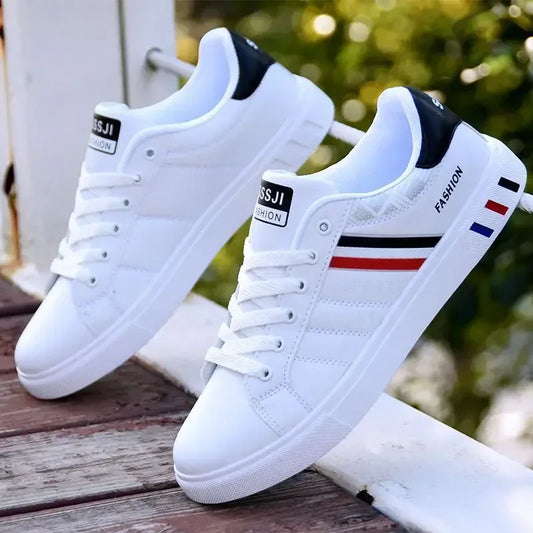 AirStride – Men’s Lightweight PU Leather Casual Sneakers