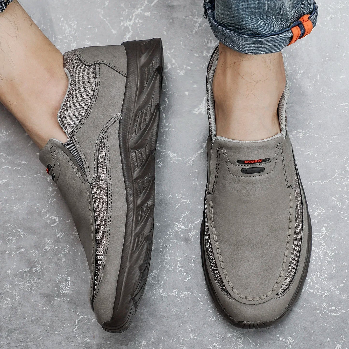 AirFlex 2025 – Men’s Breathable Leather Casual Loafers