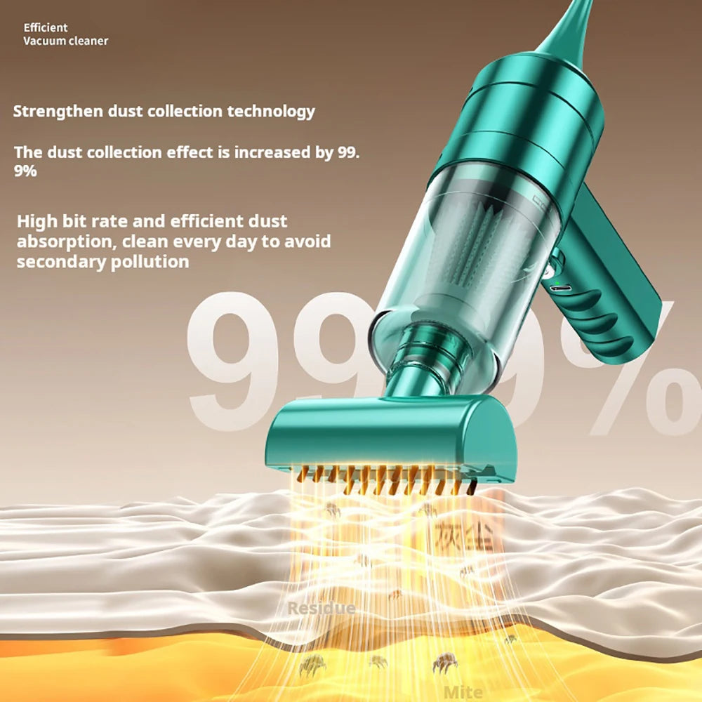 Wireless Mini Handheld Vacuum – Portable, Strong Suction for Car, Home & Keyboard Use