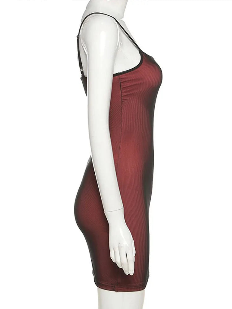 MeshVibe – Women's Double Layer Bodycon Party Dress