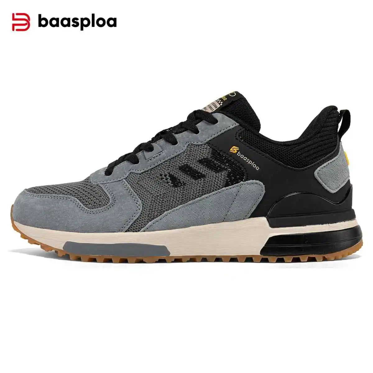 Baasploa AirStep 2025 – Men’s Breathable Casual Sneakers