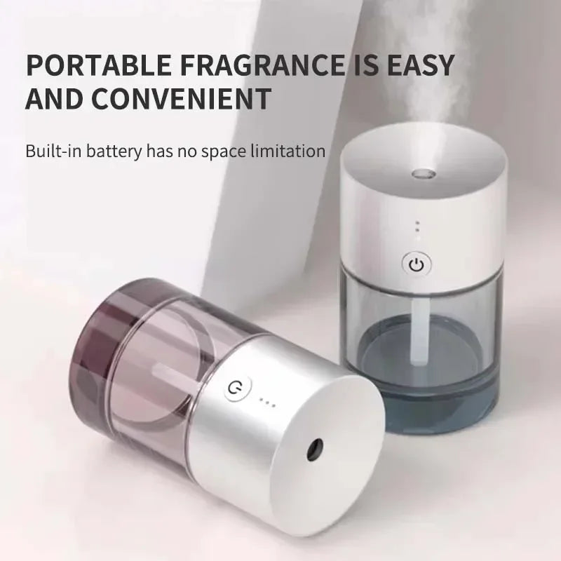 USB Rechargeable Mini Aroma Diffuser – Portable Ultrasonic Essential Oil Diffuser for Car & Home