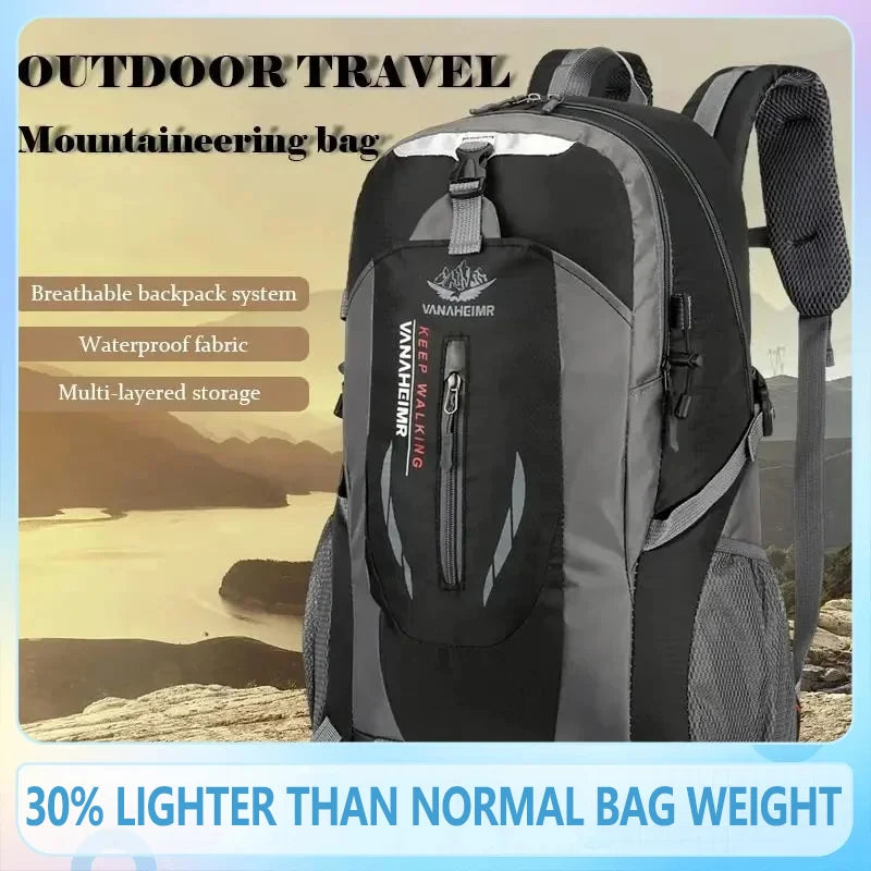 40L Waterproof Hiking Backpack – Large Capacity Outdoor Travel Bag