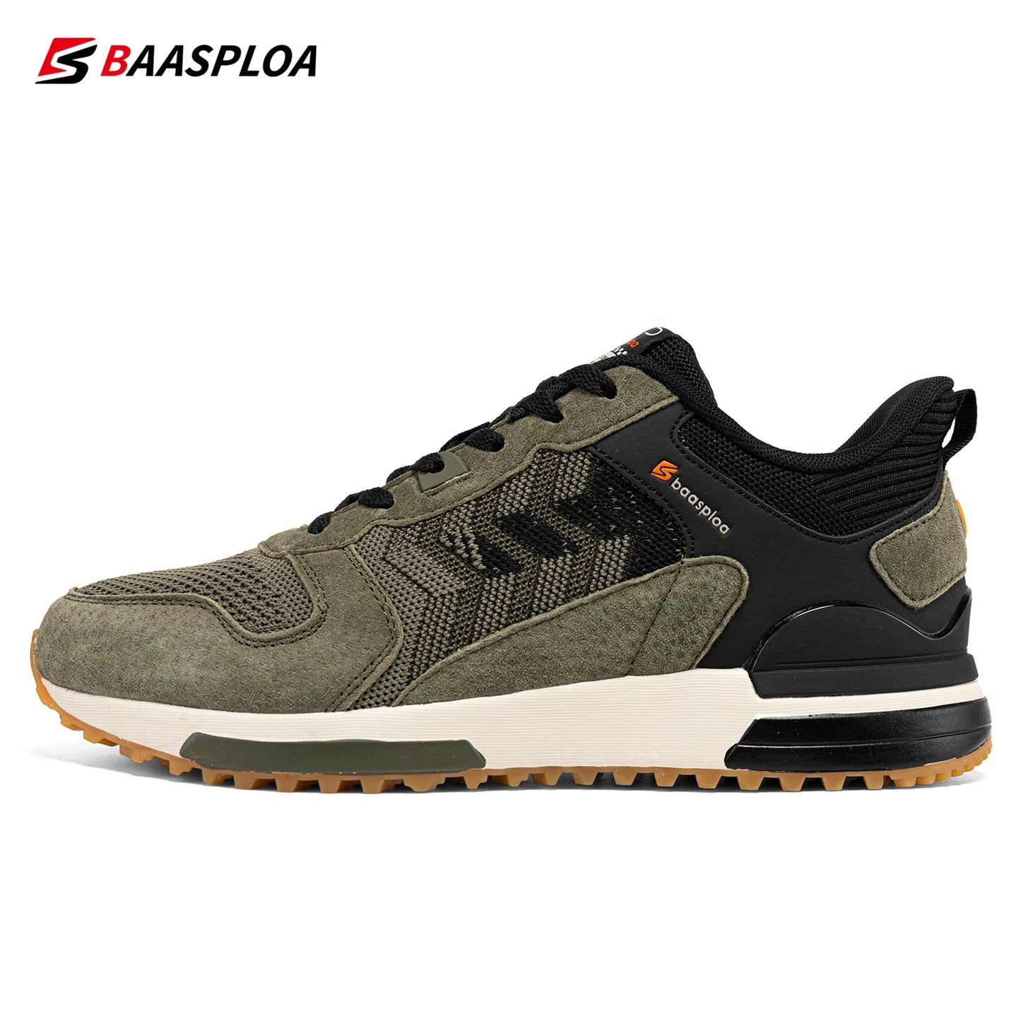 Baasploa AirStep 2025 – Men’s Breathable Casual Sneakers