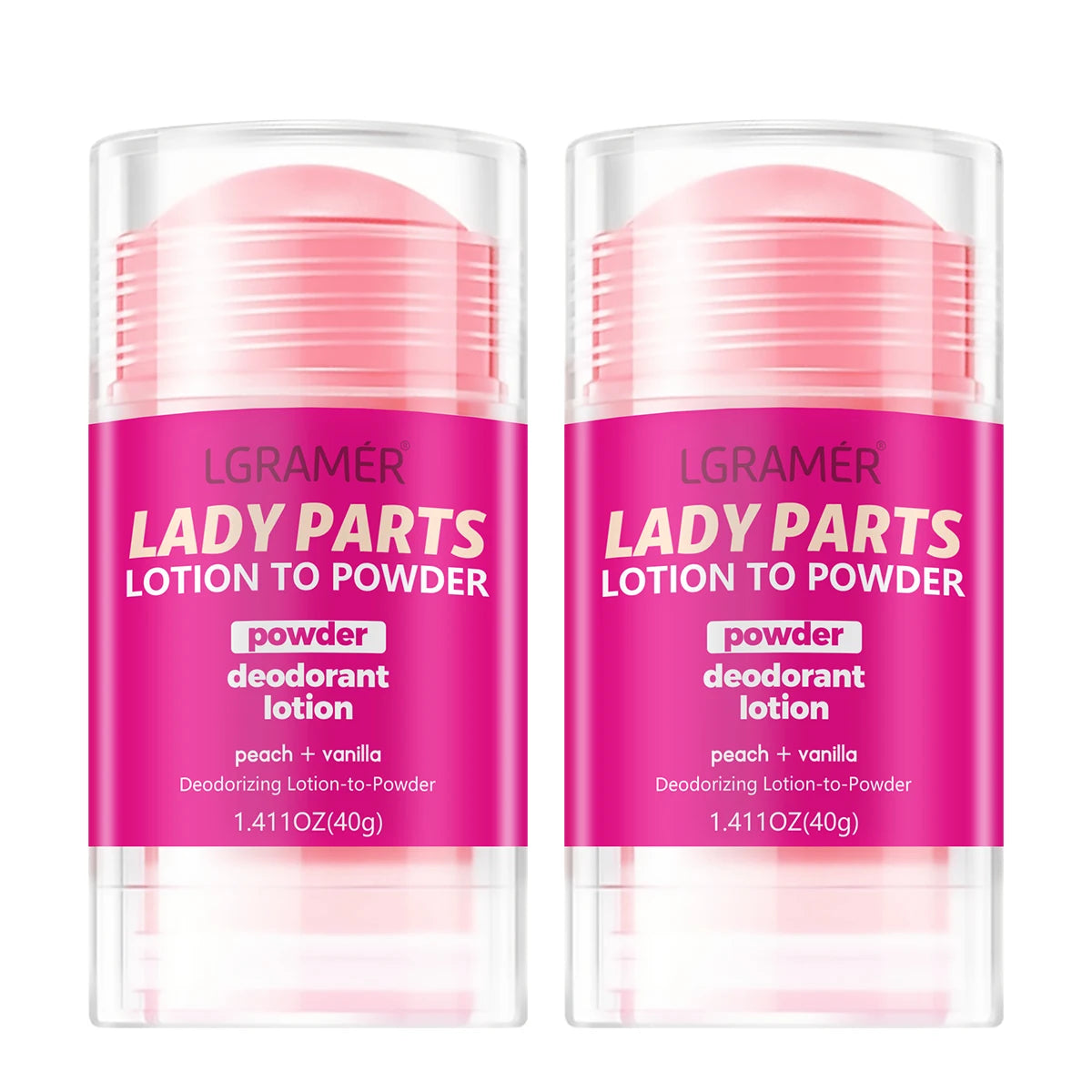 Deodorant Lotion – Peach Vanilla Scent with Long-Lasting Fragrance