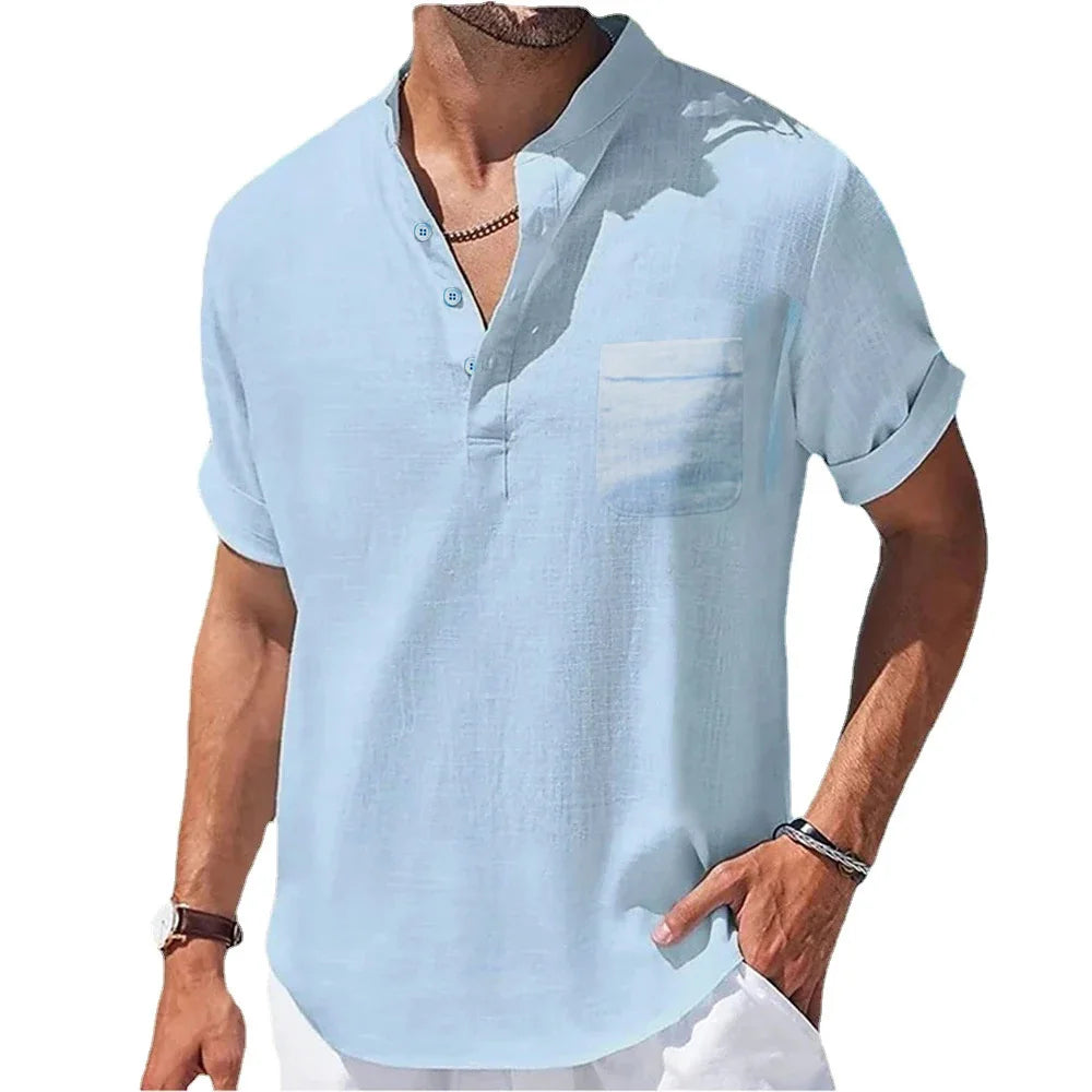BreezeHenley – Cotton-Linen Summer Tee