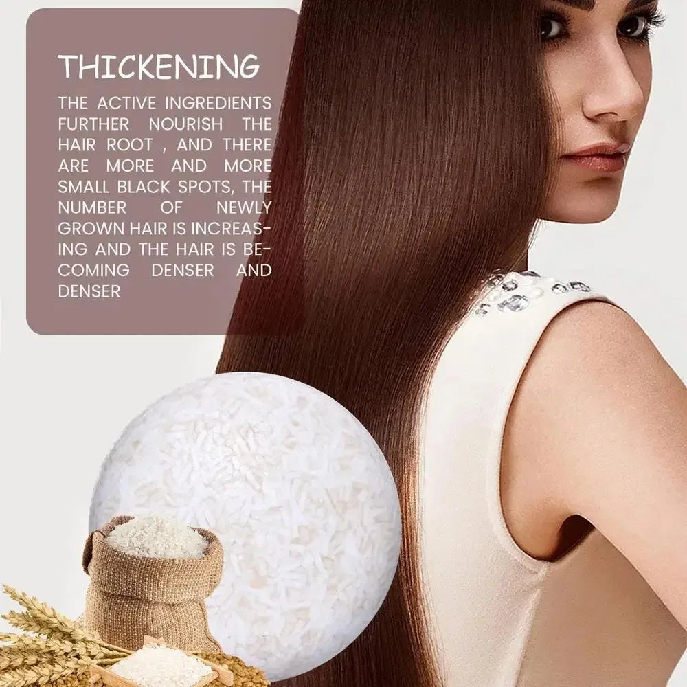 Rice Shampoo Bar – Organic Hair Growth & Nourishing Soap