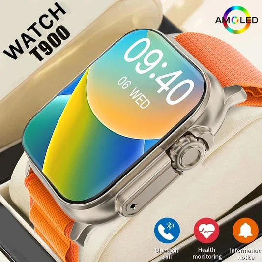 LaxaFit T900Ultra – Bluetooth Calling Smartwatch with Health & Message Alerts