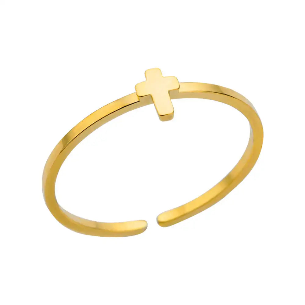 EternaGold – 316L Stainless Steel Couple Rings