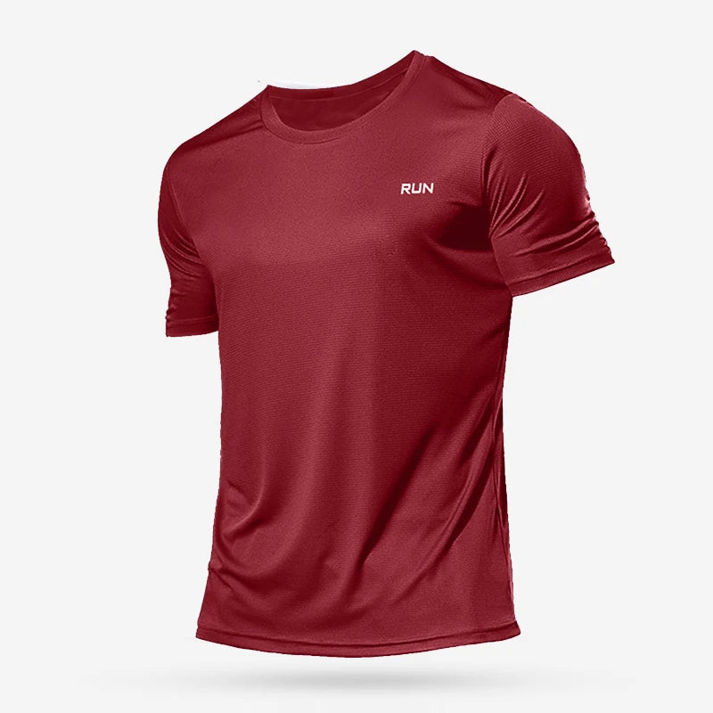 Men’s Quick-Dry Compression Sports T-Shirt – Lightweight Activewear for Gym, Running & Soccer