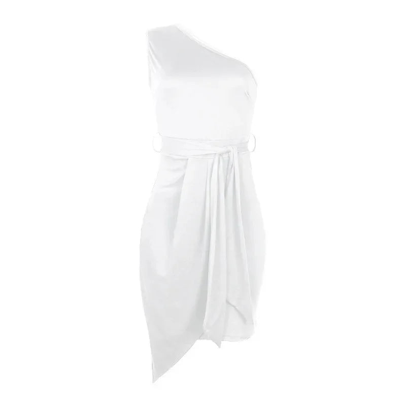 Soleé – Sleek Summer Crossbody Dress with Tie Detail