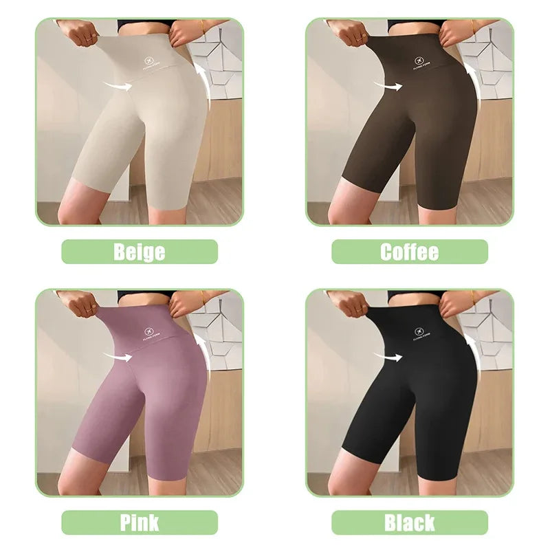 High Waist Push-Up Sports Shorts – Stretchy Gym & Yoga Bottoms for Women