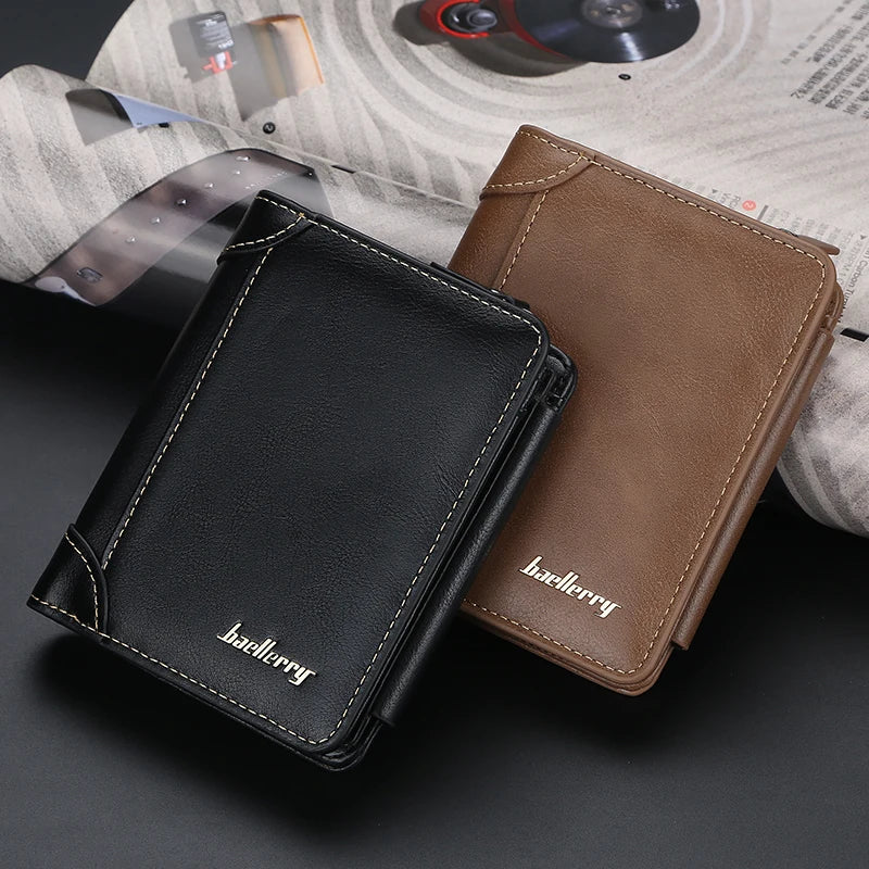 UrbanVault – Vintage PU Leather Men’s Wallet