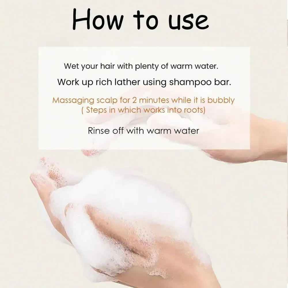 Rice Shampoo Bar – Organic Hair Growth & Nourishing Soap