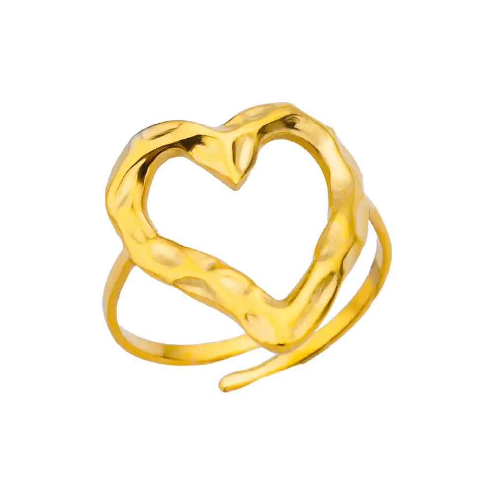 EternaGold – 316L Stainless Steel Couple Rings