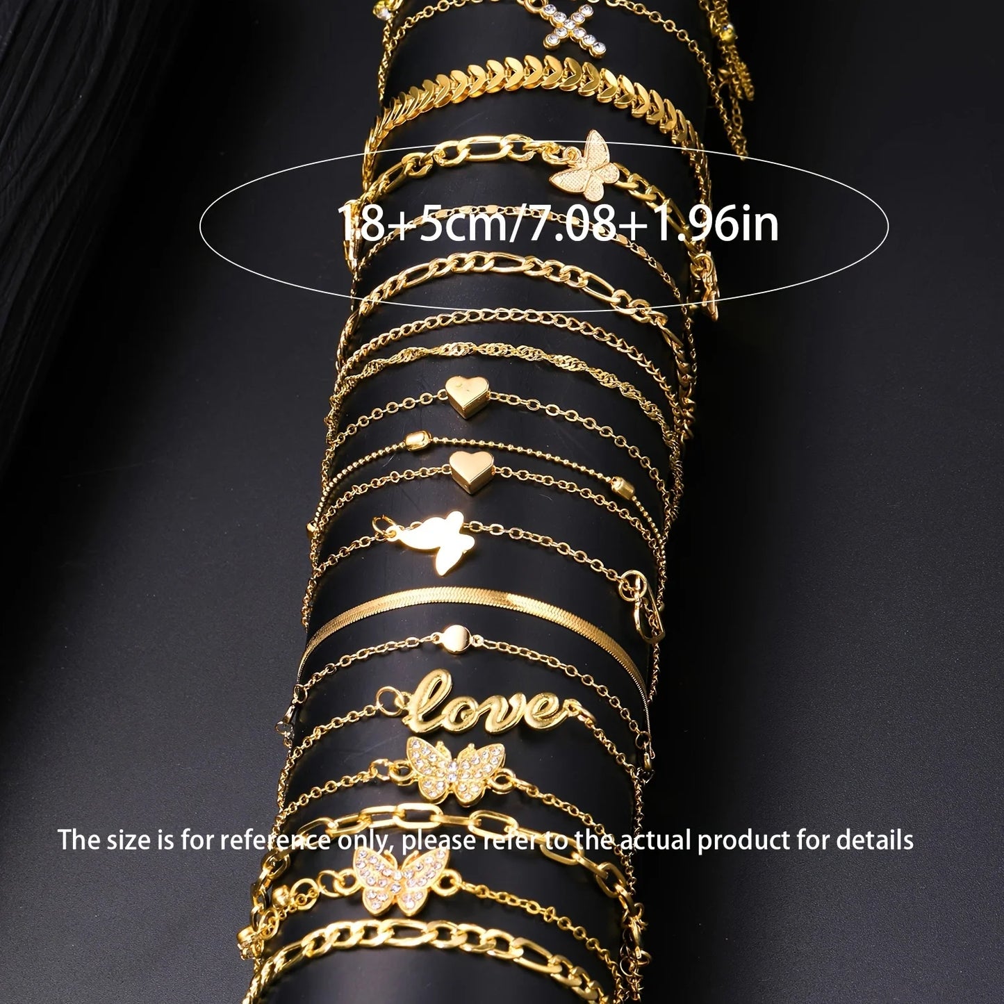 SoleVibe – 18PCS Boho Summer Anklet Set