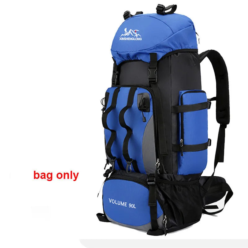 90L Waterproof Hiking & Camping Backpack – Large Outdoor Trekking Rucksack