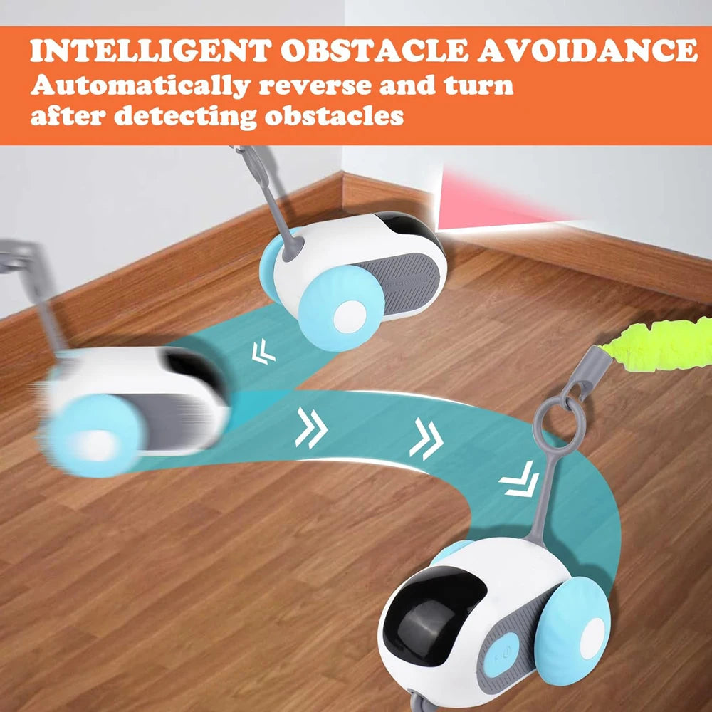Smart Interactive Cat Toy – 2-Mode Automatic & Remote-Controlled Toy Car for Pets