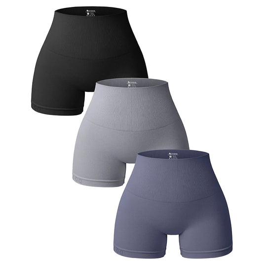 LiftFit – Women's Seamless High-Waist Yoga Shorts