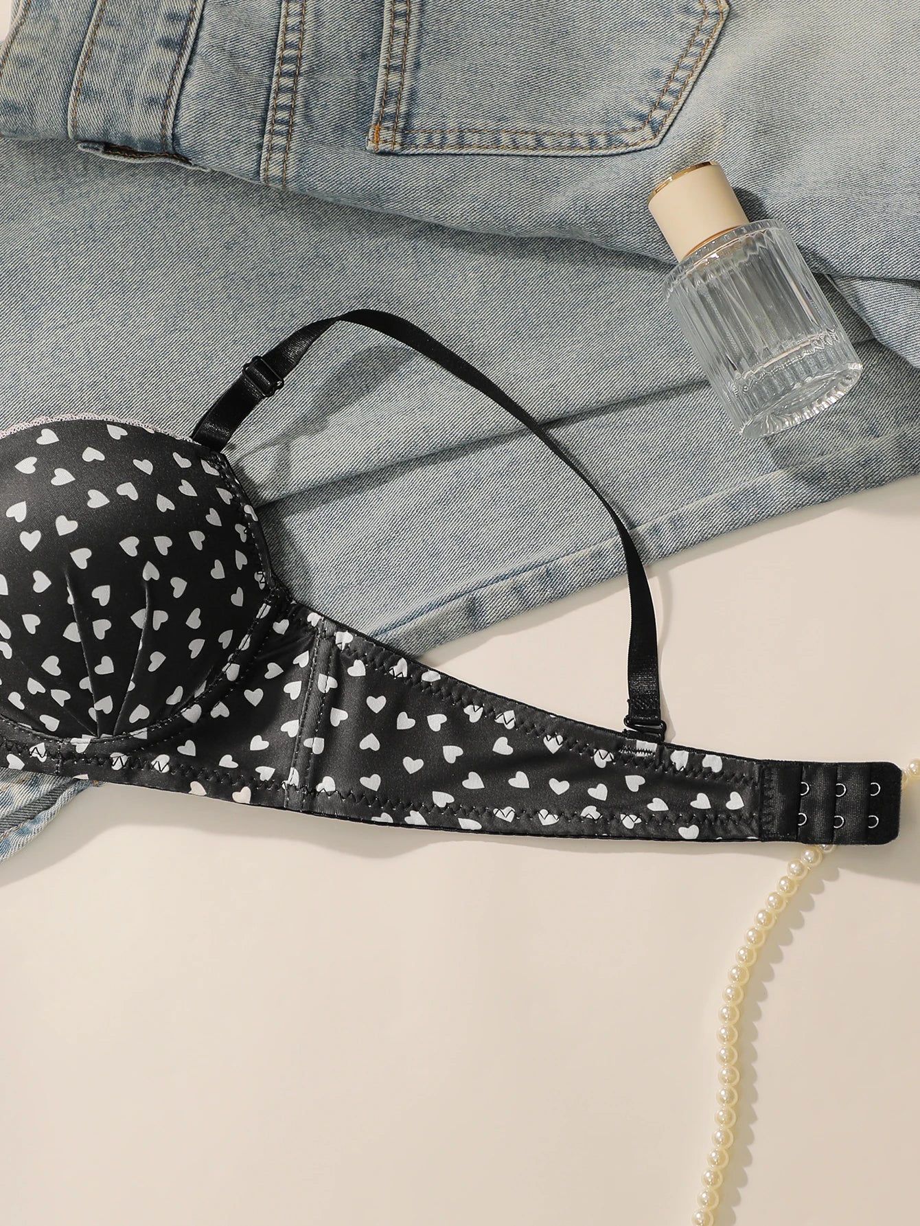 2-Pack Sexy Printed Push-Up Bra Set – Adjustable Straps