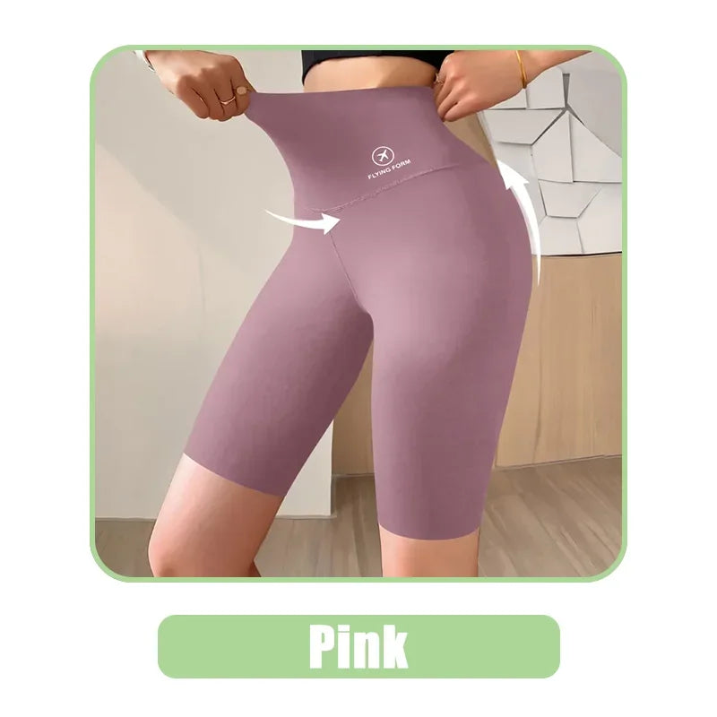 High Waist Push-Up Sports Shorts – Stretchy Gym & Yoga Bottoms for Women