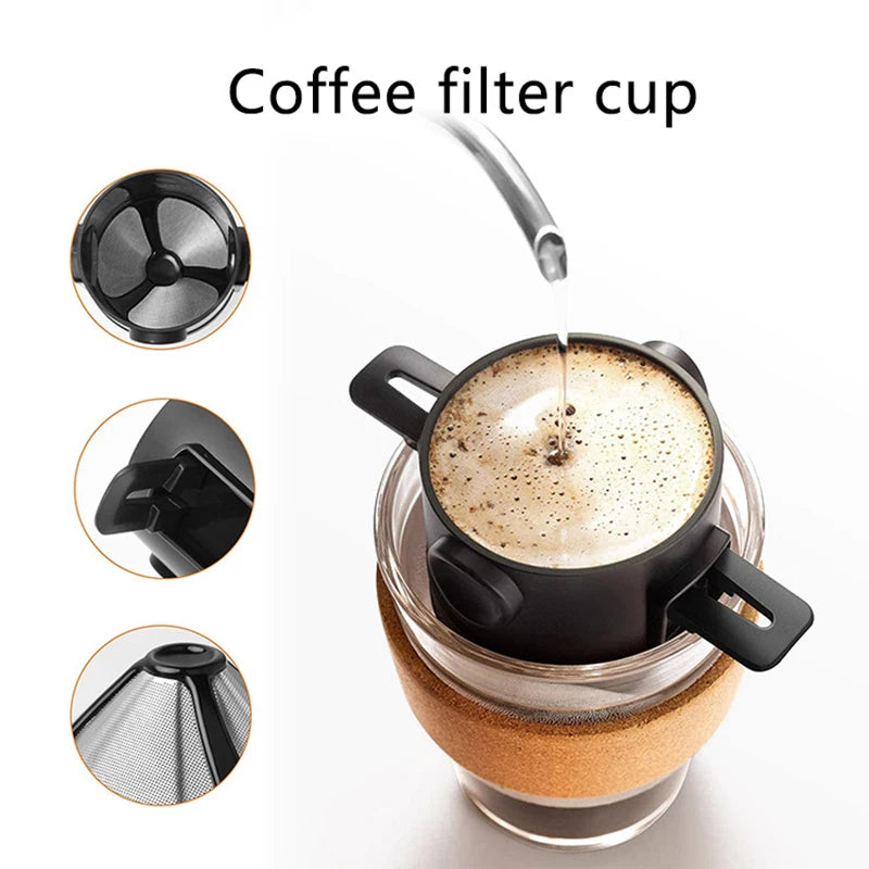 Coffee Dripper – Portable Reusable Filter for Coffee & Tea